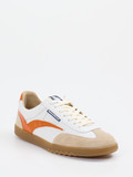 Floris van Bommel – Retro-Sneaker aus Veloursleder Weiß