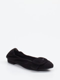 Kennel & Schmenger – Ballerinas aus Veloursleder Schwarz