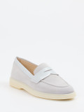 Ralph Harrison – Loafer aus Veloursleder Hellgrau