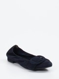 Kennel & Schmenger – Ballerinas aus Veloursleder Dunkelblau