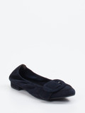 Kennel & Schmenger – Ballerinas aus Veloursleder Dunkelblau