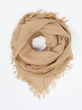 Blui – Dreieckstuch aus Textil in Sandbeige