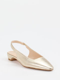 Konstantin Starke – Slingpumps aus Lammleder Gold