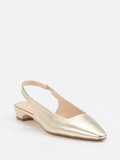 Konstantin Starke – Slingpumps aus Lammleder Gold