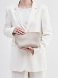 Marlon Firenze – Kosmetiktasche aus Kalbleder Beige