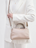 Marlon Firenze – Handtasche aus Kalbleder beigebraun