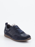 Paul Green – Sneaker aus Velour- und Glattleder dunkelblau