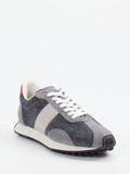 Tod's – Retro-Sneaker aus Veloursleder grau