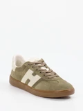 Hogan - Sneaker aus Veloursleder in grün