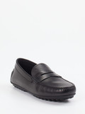 Tod's – Mokassin aus glänzendem Leder schwarz