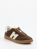 Hogan – Retro-Sneaker aus Veloursleder Braun