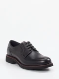 Sioux - Schnürschuh DILIP aus Kalbleder in schwarz