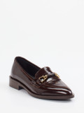 Konstantin Starke – Loafer aus Hochglanzleder Dunkelbraun