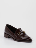 Konstantin Starke – Loafer aus Hochglanzleder Dunkelbraun