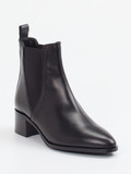 Andrea Puccini – Chelsea Boots aus Lammleder schwarz