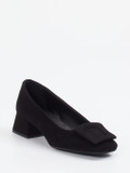 Andrea Puccini – Pumps aus Veloursleder Schwarz