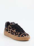 Kennel & Schmenger – Sneaker aus Veloursleder mit Leoprint