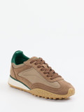 THE HOFF BRAND – Sneaker aus Veloursleder und Textil braun