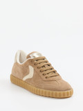 Voile Blanche – Sneaker aus Veloursleder mit Metallic