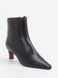Konstantin Starke – Stiefeletten aus Lammleder Schwarz