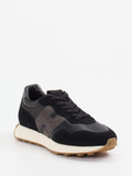 Hogan - Sneaker aus Veloursleder in schwarz