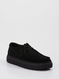 Clarks - Schnürschuh Torhill Lo aus Veloursleder