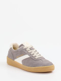 Marc O'Polo – Retro-Sneaker aus Veloursleder grau