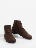 Arche – Stiefelette aus Nubukleder schokoladenbraun