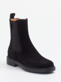 Tod's – Chelsea Boots aus Veloursleder schwarz