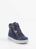 Superfit – High-Top Sneaker aus Veloursleder Dunkelblau