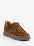 MRP – Sneaker aus Veloursleder cognacbraun