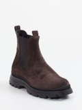Hogan – Chelsea Boots aus Veloursleder dunkelbraun