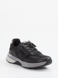 Gabor Comfort – Sneaker aus Stretch mit Animal-Print