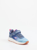 Kangaroos – Kinder-Sneaker aus Textil und Mesh jeansblau