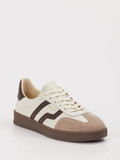 Gant – Sneaker aus Velour- und Glattleder cremeweiß