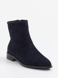 Andrea Puccini – Stiefelette aus Veloursleder dunkelblau