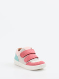 Superfit – Klettsneaker aus Veloursleder in Pastell