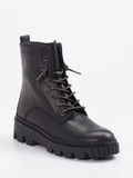 Gabor – Schnürboots aus Leder in Schwarz