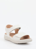 Hartjes – Komfortsandale aus Kalbleder in Weiß
