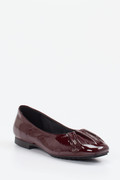 Andrea Puccini – Ballerinas aus Lackleder Bordeauxrot