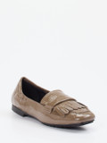 Andrea Puccini – Loafer aus Lackleder in Taupe