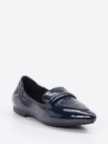 Andrea Puccini – Loafer aus Lackleder in Dunkelblau