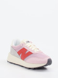 New Balance – Sneaker aus Textil und Veloursleder Pastell