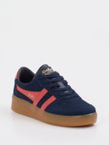 Gola – Retro-Sneaker aus Veloursleder Dunkelblau