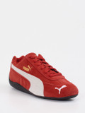 Puma – Sneaker aus Veloursleder in Ziegelrot