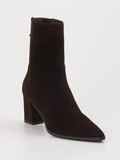 Konstantin Starke – Stiefeletten aus Veloursleder Dunkelbraun