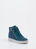 Superfit – High-Top Sneaker aus Veloursleder petrol