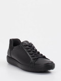 Ecco – Sneaker aus Kalbleder in Schwarz