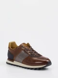 La Martina - Sneaker aus Kalbleder in braun