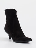 Elena Iachi – Stiefeletten aus Veloursleder schwarz